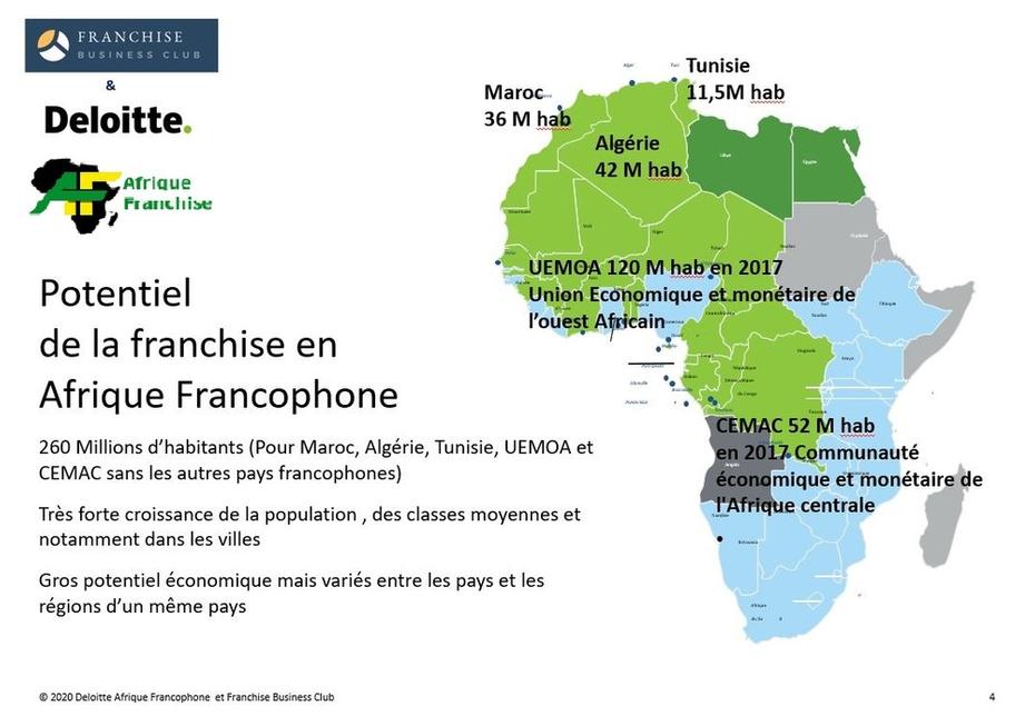 Créer sa franchise au Maghreb et en Afrique. Webinaire Gratuit le 21 janvier